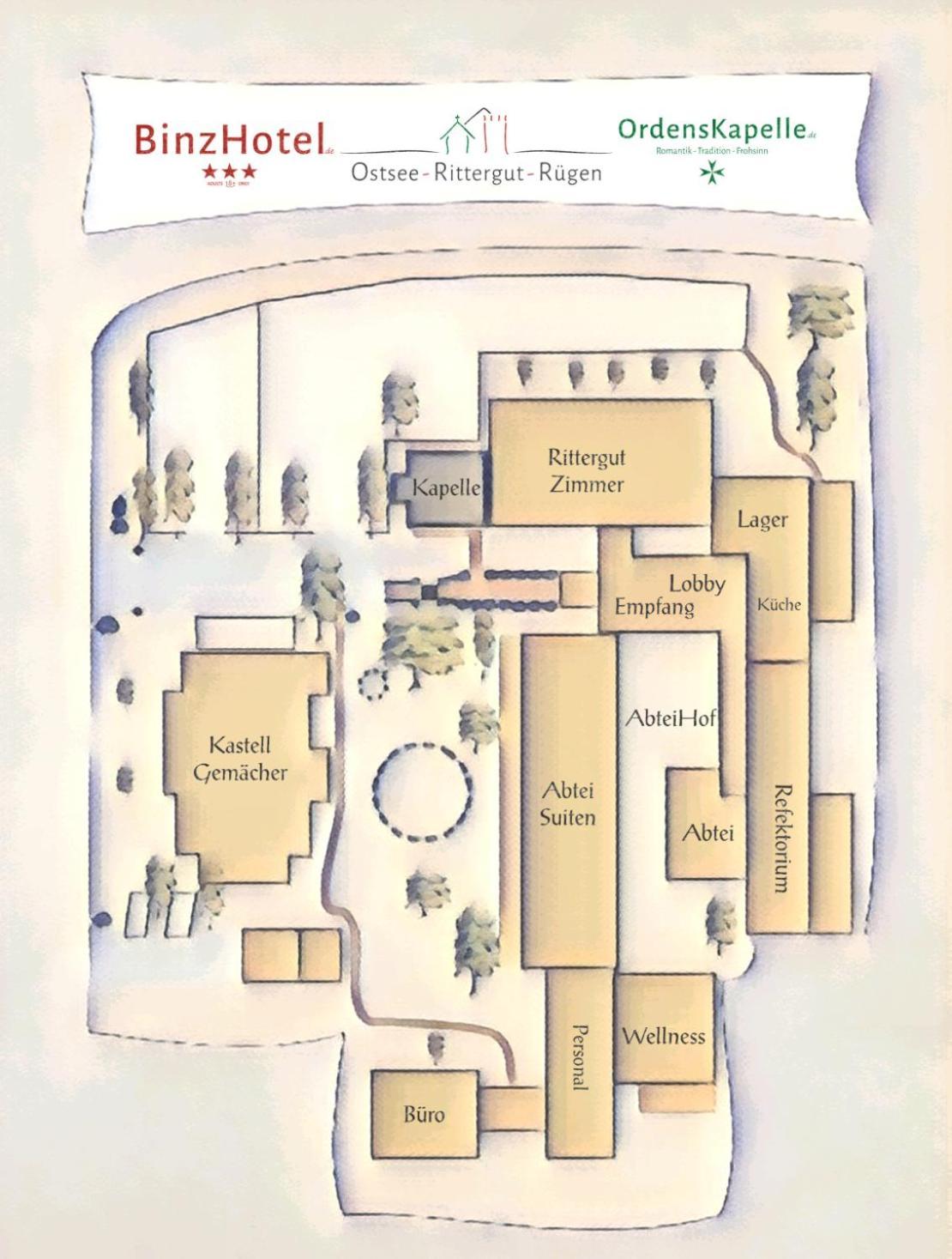 Ostsee-Rittergut-Ruegen Mit Binzhotel & Ordenskapelle & Romantikgut Екстериор снимка